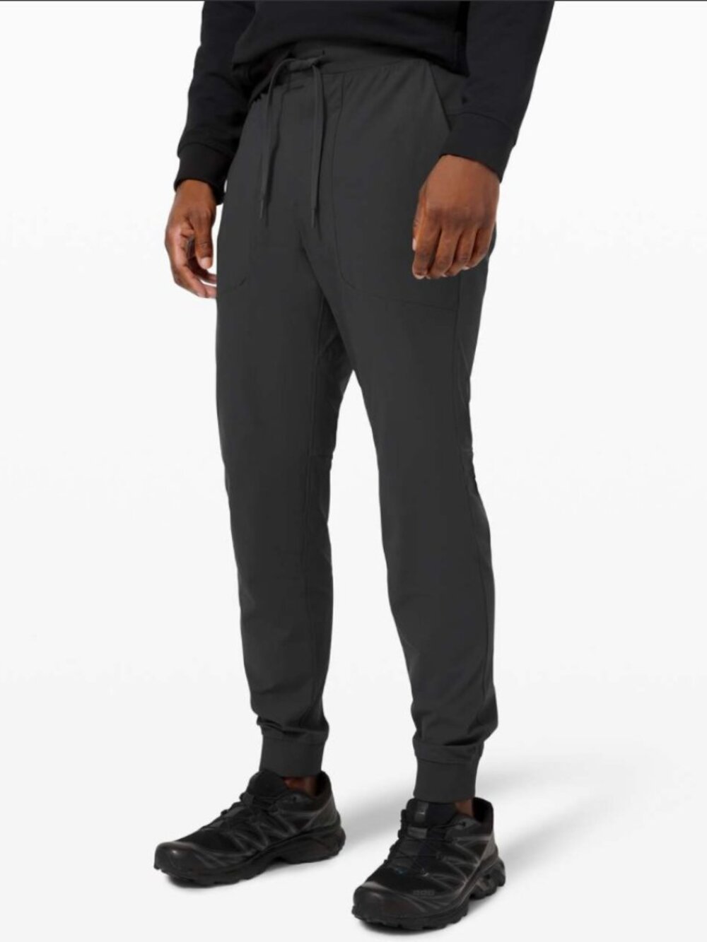 Lululemon ABC Jogger Tall 32" *Warpstreme Size M Obsidian Dark Grey $128